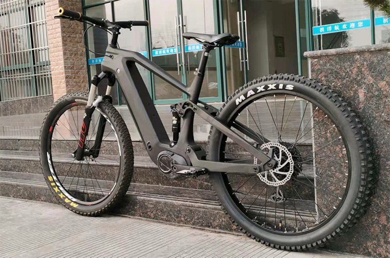 Cadres de vélo de montagne électrique en carbone
