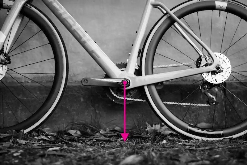 Hauteur du boîtier de pédalier sur les cadres de vélo